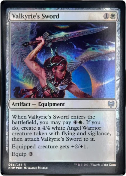 front of card