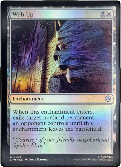 front of card