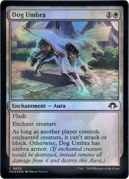 front of card