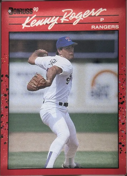 front of card