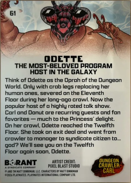 back of card