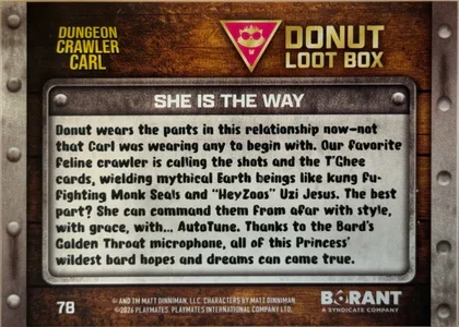 back of card