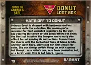 Gold "Apparel" Box Hat Donut back
