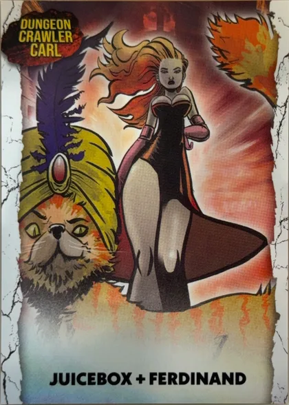 front of card