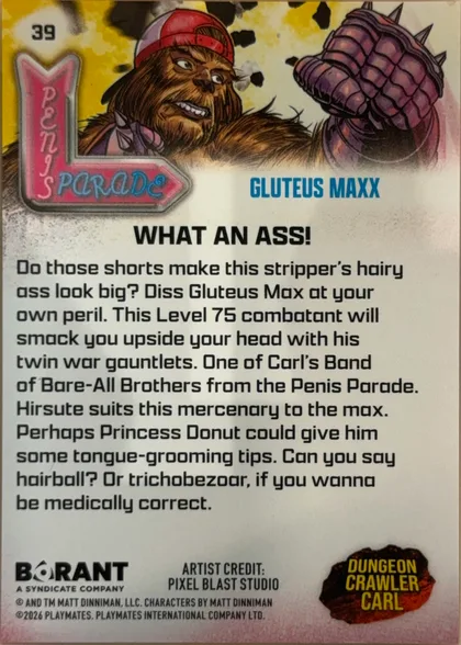back of card