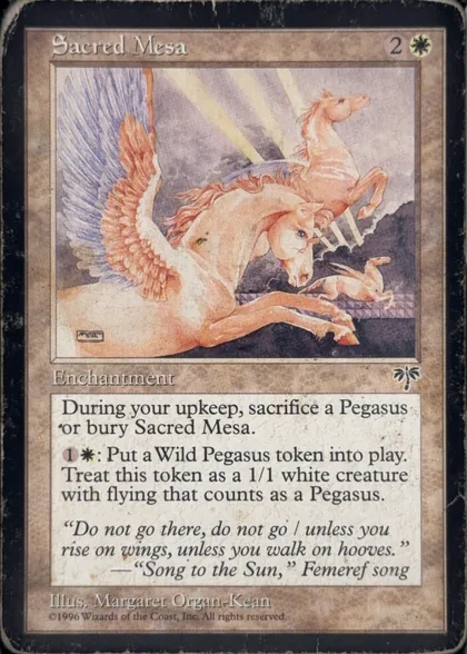 front of card
