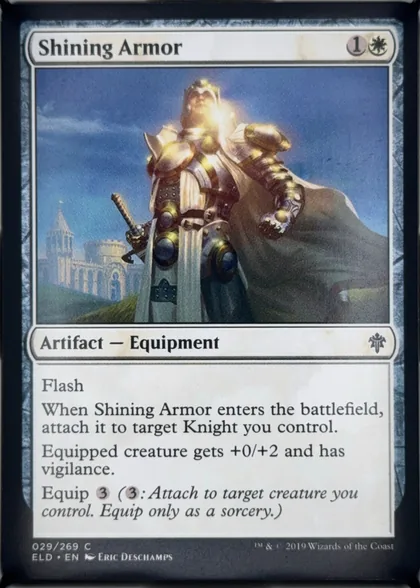 front of card