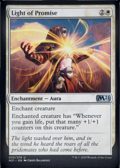 front of card