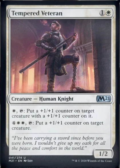 front of card