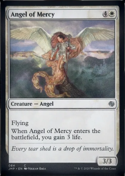 front of card