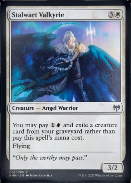 front of card