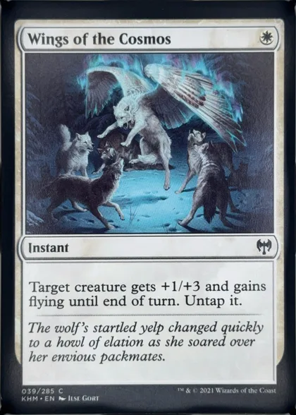 front of card