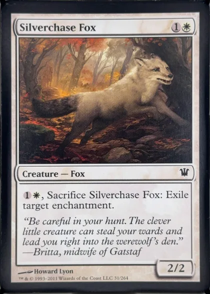 front of card