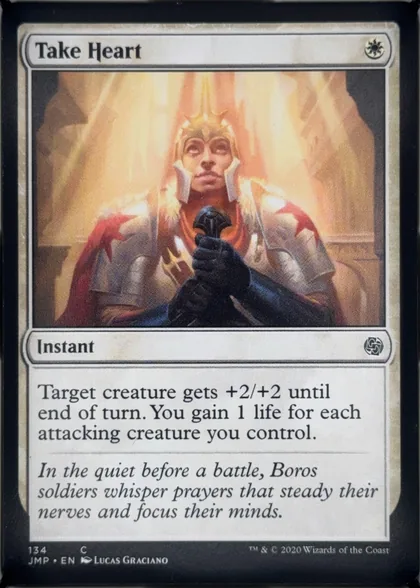 front of card