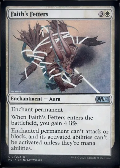 front of card