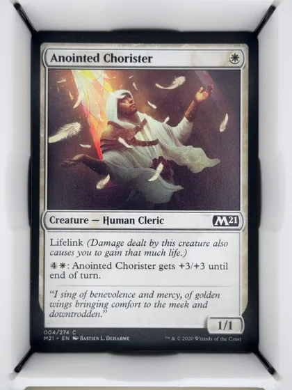 front of card