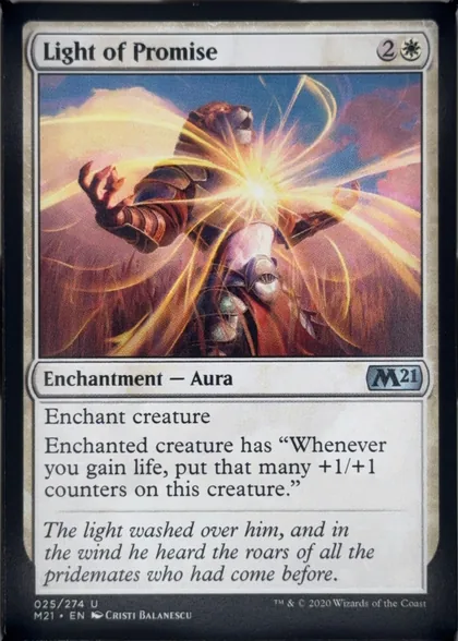 front of card