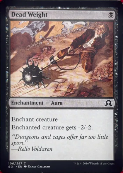 front of card