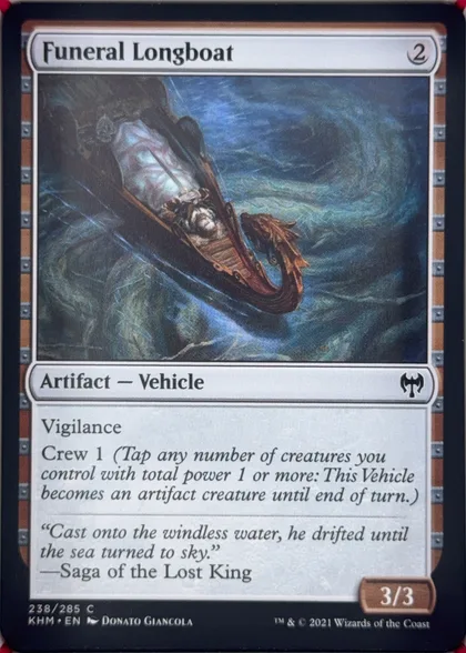 front of card