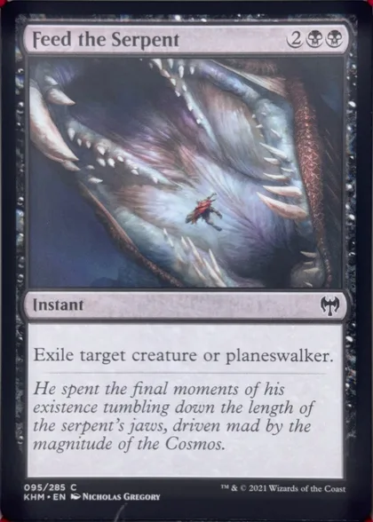 front of card