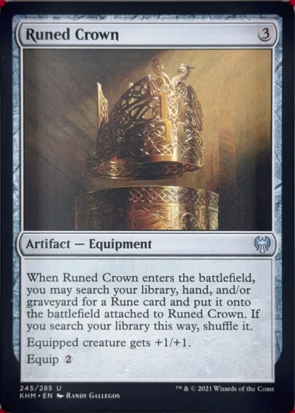 front of card