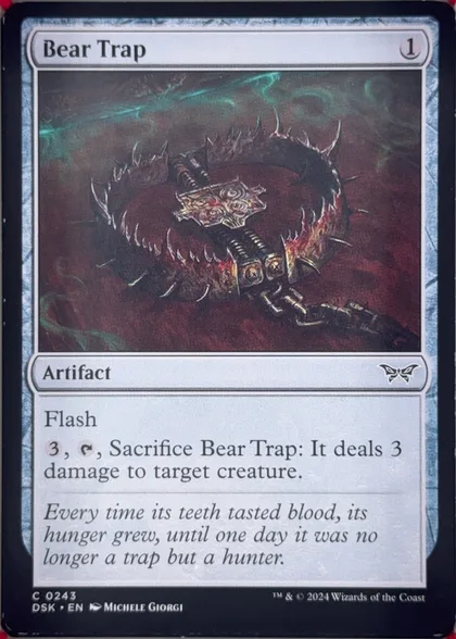 front of card