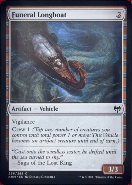 front of card