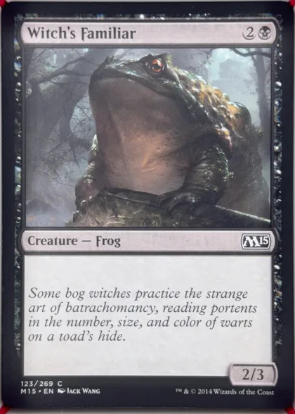 front of card