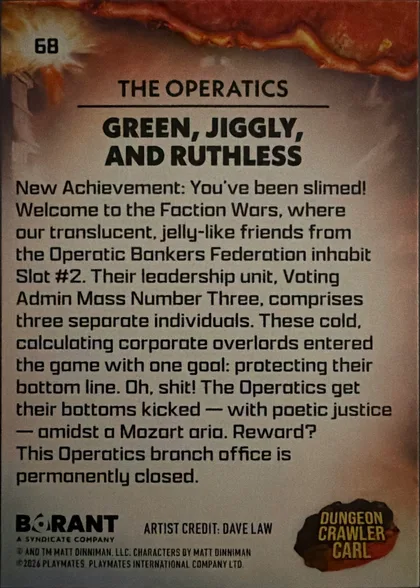 back of card