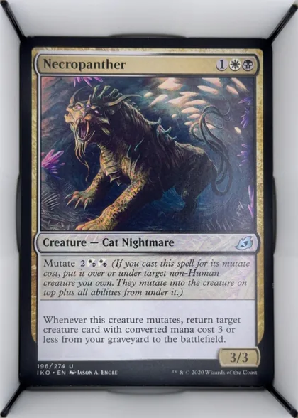 front of card