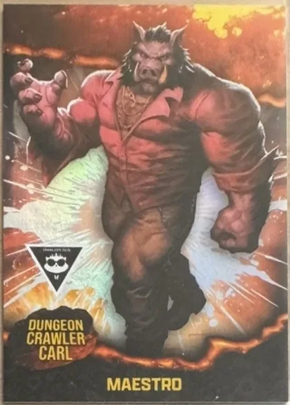 front of card