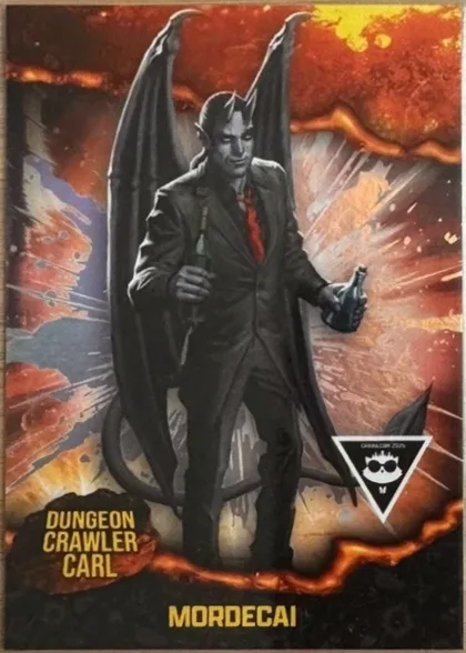 front of card