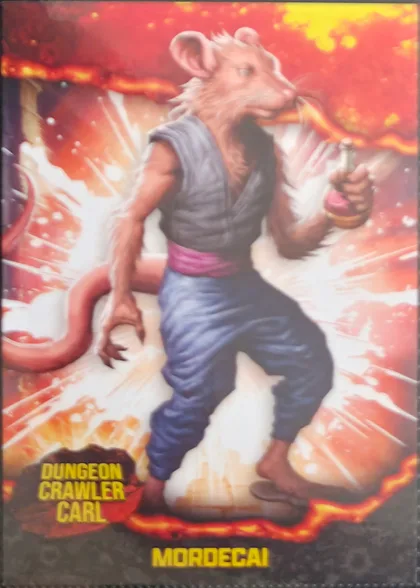 front of card