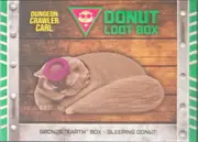 Bronze "Earth" Box Sleeping Donut front