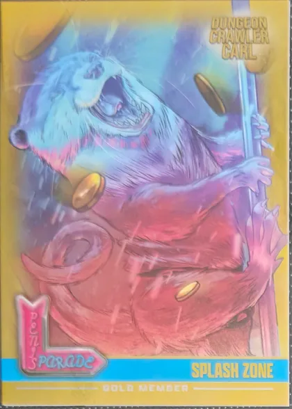 front of card