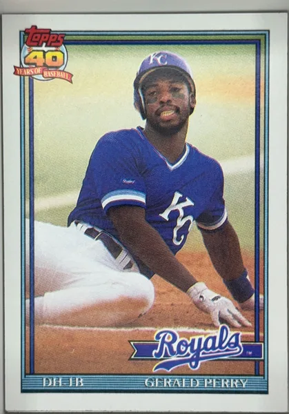 front of card