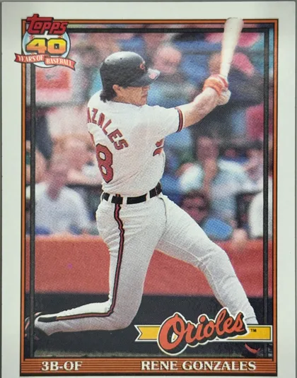 front of card