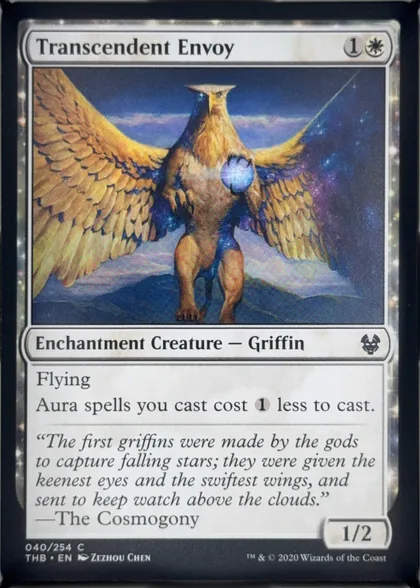 front of card