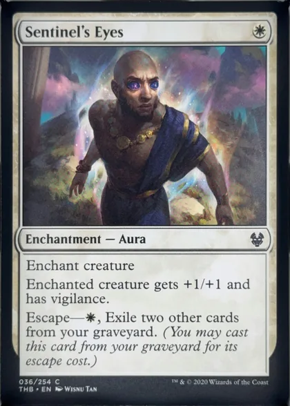 front of card