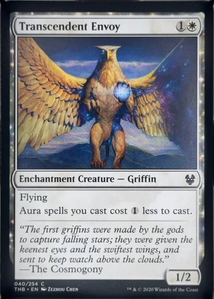 front of card