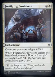 Fortifying Provisions front