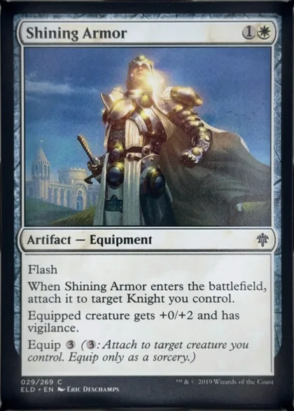 front of card