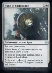 Rune of Sustenance front