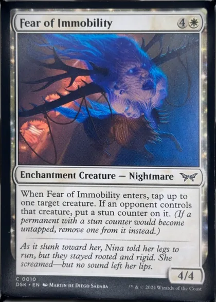 front of card