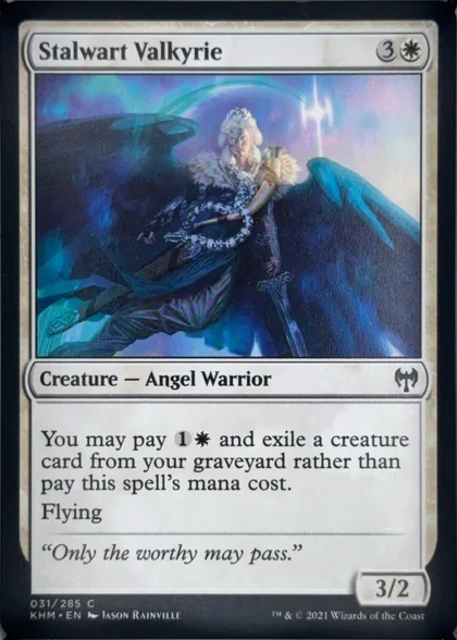 front of card