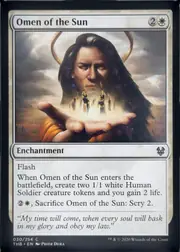 Omen of the Sun front