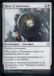 Rune of Sustenance front