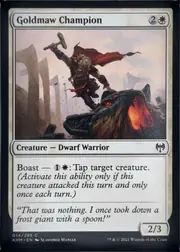 Goldmaw Champion front