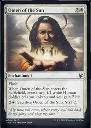 Omen of the Sun front
