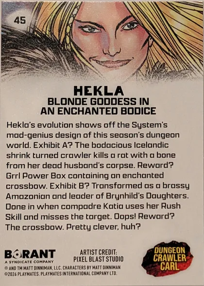 back of card